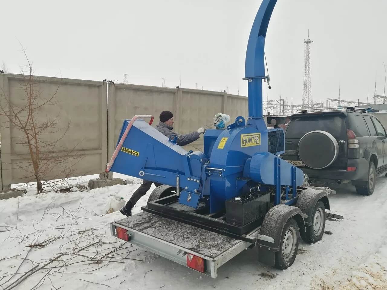 Измельчитель древесины HUNTER 80-260